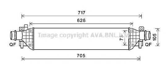 AVA QUALITY COOLING OL4650 Інтеркулер