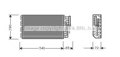 CHEVROLET 90541438 Випарник, кондиціонер