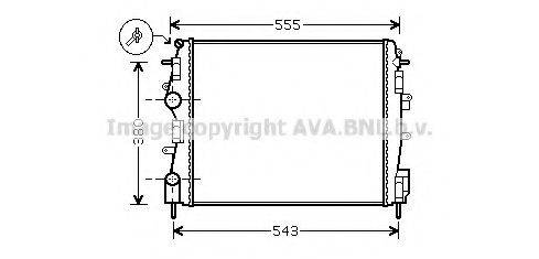 AVA QUALITY COOLING RT2399 Радіатор, охолодження двигуна