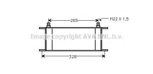 AVA QUALITY COOLING RT3163 масляний радіатор, моторне масло