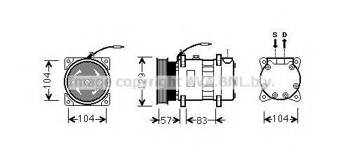 KAGER 920436 Компресор, кондиціонер