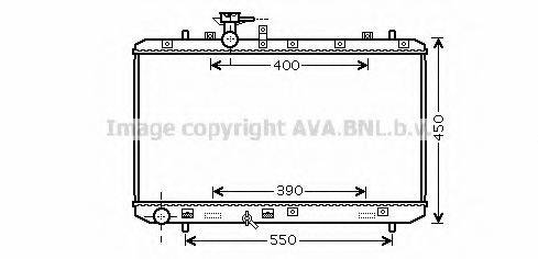 AVA QUALITY COOLING SZ2084 Радіатор, охолодження двигуна