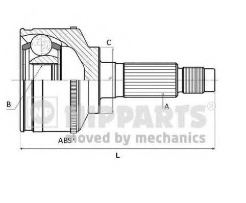 HYUNDAI 49500-3A392 Шарнірний комплект, приводний вал