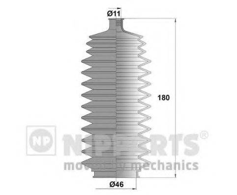 ISUZU 8-97170-432-0 Комплект пильника, рульове керування