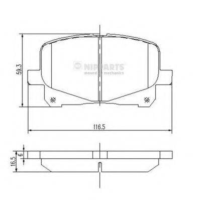 NIPPARTS J3602090