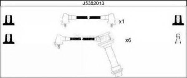 KAVO PARTS ICK9001 Комплект дротів запалювання