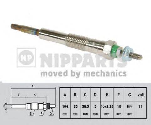 NIPPARTS J5712013 Свічка розжарювання