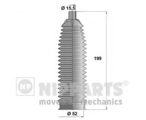 NIPPARTS N2840508 Комплект пильника, рульове керування