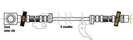 MGA F5468 Гальмівний шланг