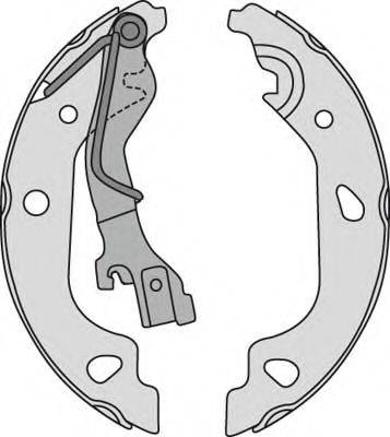 MGA M787 Комплект гальмівних колодок