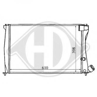 DIEDERICHS 8104159 Радіатор, охолодження двигуна