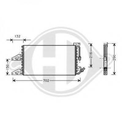 DIEDERICHS 8321202 Конденсатор, кондиціонер
