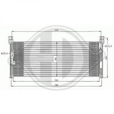 TOYOTA 8846161023 Конденсатор, кондиціонер