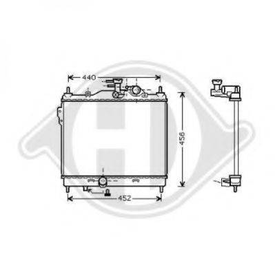 DIEDERICHS 8680506 Радіатор, охолодження двигуна