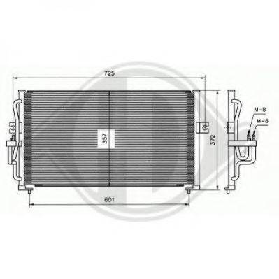 DIEDERICHS 8682000 Конденсатор, кондиціонер