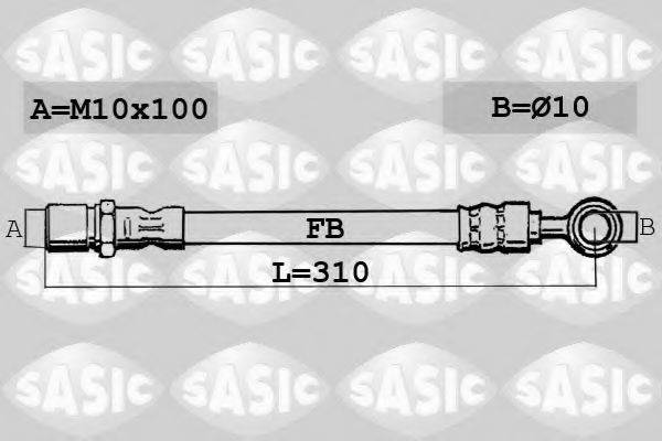 SASIC 6606108 Гальмівний шланг