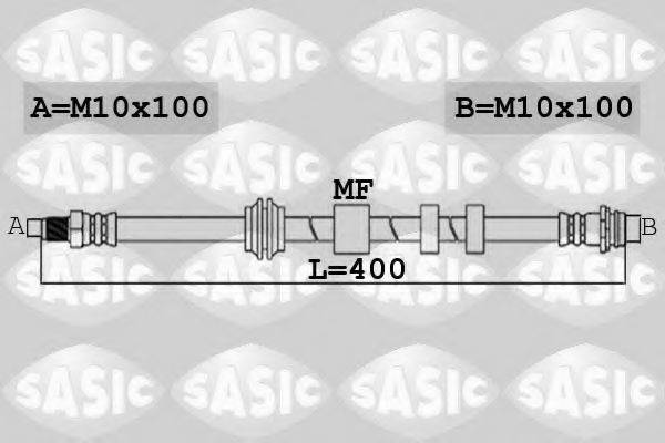 SASIC 6606168 Гальмівний шланг