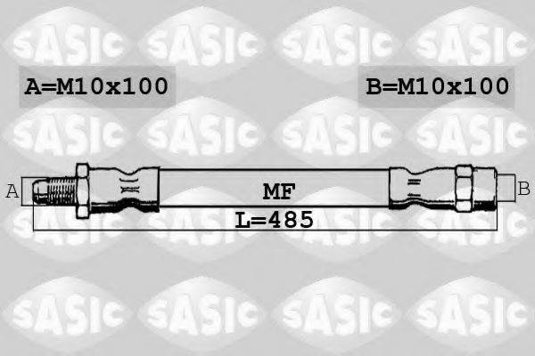 SASIC 6606261 Гальмівний шланг