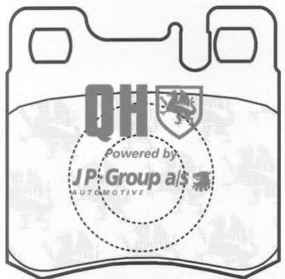 JP GROUP BP730 Комплект гальмівних колодок, дискове гальмо