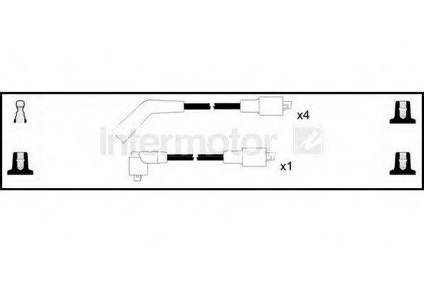 TOYOTA 90919-21107 Комплект дротів запалювання