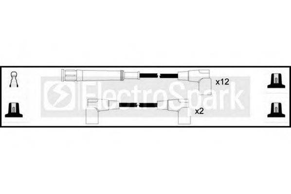 STANDARD OEK419 Комплект дротів запалювання