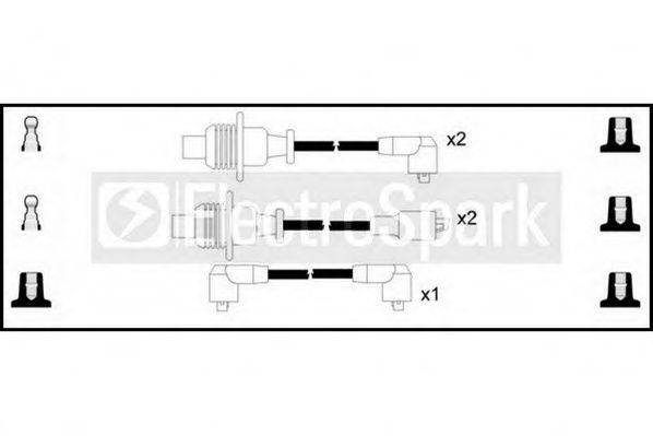 STANDARD OEK540 Комплект дротів запалювання