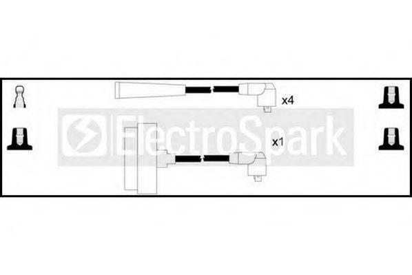 STANDARD OEK550 Комплект дротів запалювання