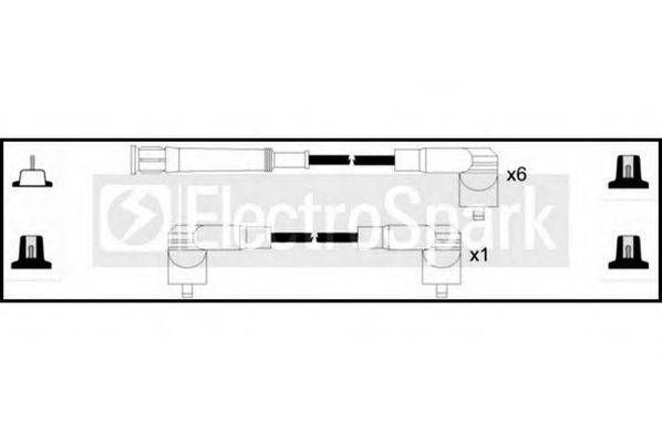 STANDARD OEK417 Комплект дротів запалювання