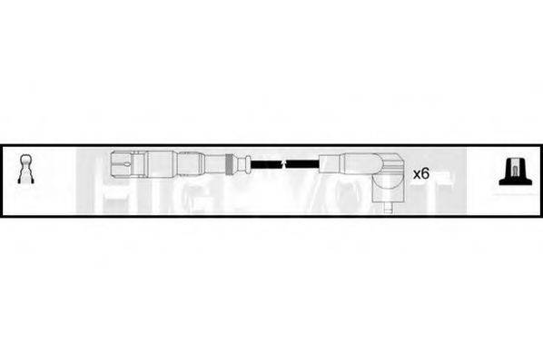 STANDARD OEF776 Комплект дротів запалювання