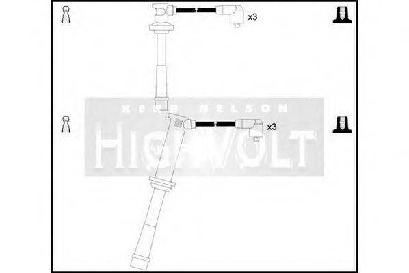 STANDARD OEF143 Комплект дротів запалювання