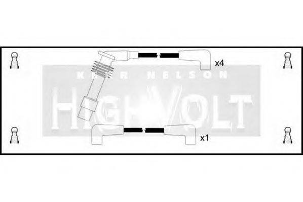 STANDARD OEF1030 Комплект дротів запалювання