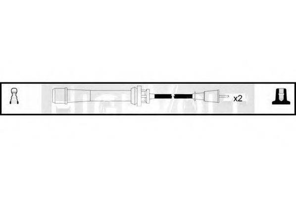 STANDARD OEF557 Комплект дротів запалювання