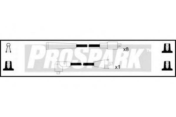 STANDARD OES1054 Комплект дротів запалювання