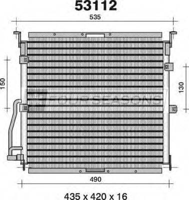 STANDARD F453112 Конденсатор, кондиціонер