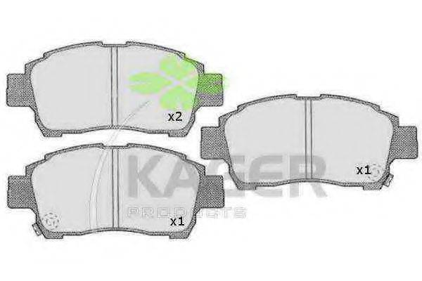 KAGER 23510 Комплект гальмівних колодок, дискове гальмо