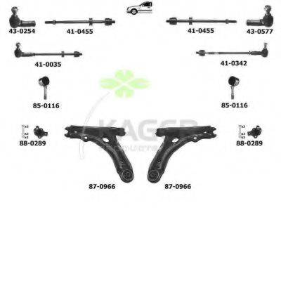 KAGER 800169 Підвіска колеса