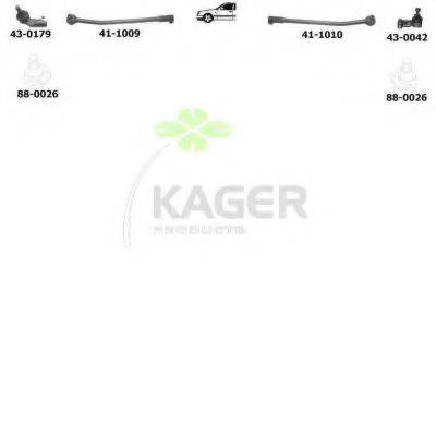 KAGER 801186 Підвіска колеса