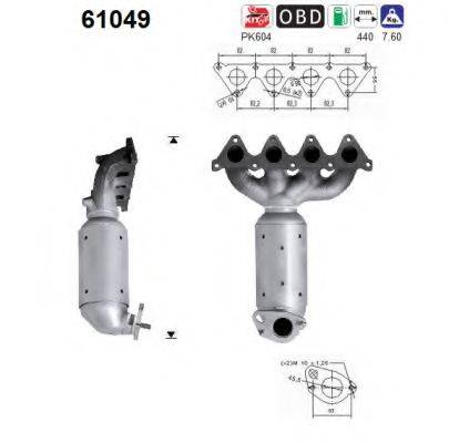 MAGNAFLOW 63404 Каталізатор