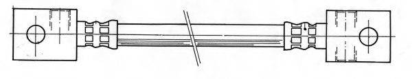 KAWE 510841 Гальмівний шланг