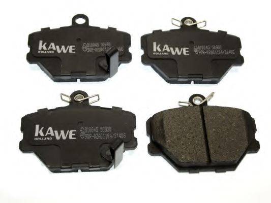 KAWE 810045 Комплект гальмівних колодок, дискове гальмо