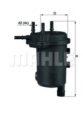 MAHLE ORIGINAL KL632D Паливний фільтр