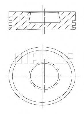 MERCEDES-BENZ 427 037 01 01 Поршень