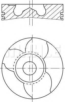 MAHLE ORIGINAL 1511000 Поршень