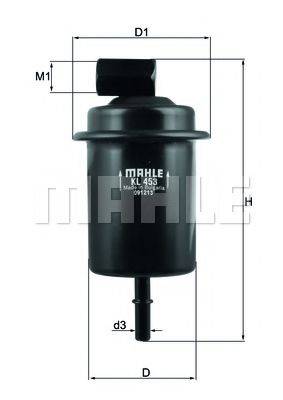 MAHLE ORIGINAL KL453 Паливний фільтр