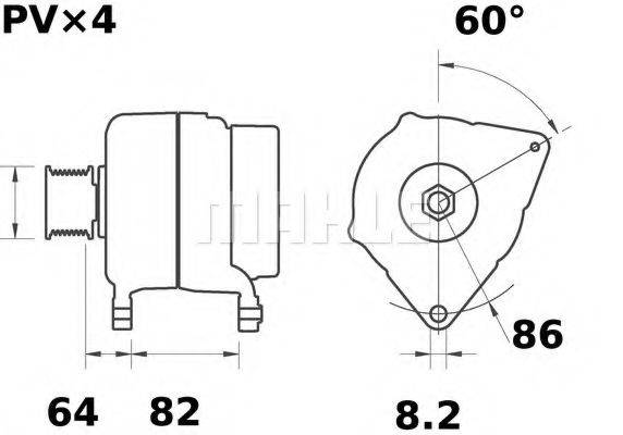 MAHLE ORIGINAL MG 454