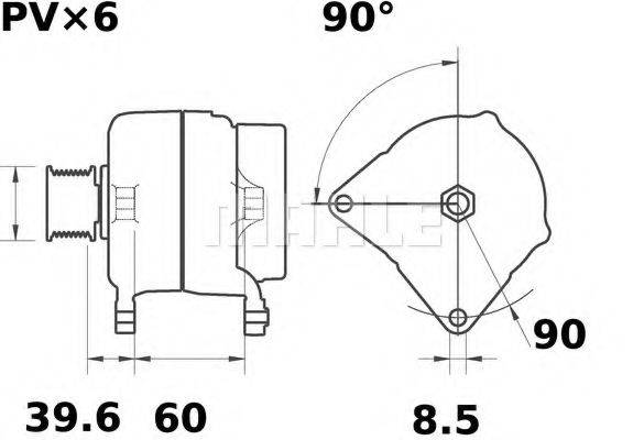 MAHLE ORIGINAL MG 296