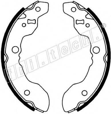 FRI.TECH. 1111241 Комплект гальмівних колодок