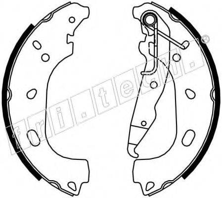 FRI.TECH. 17432 Комплект гальмівних колодок