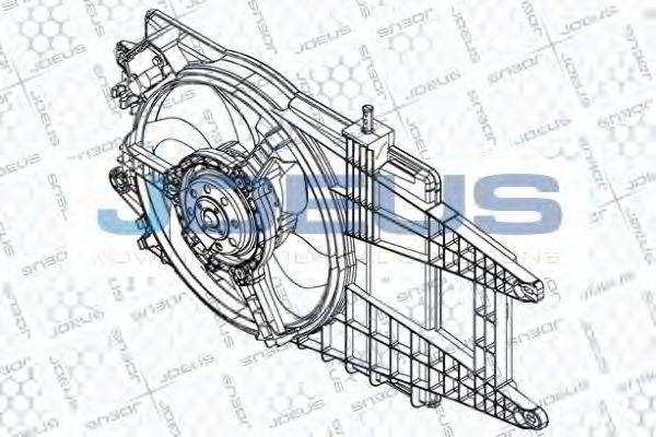 FIAT / LANCIA 51738688 Вентилятор, охолодження двигуна