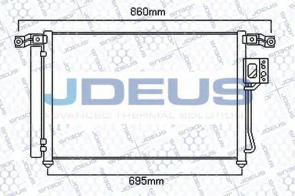 JDEUS 754M27 Конденсатор, кондиціонер